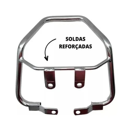 ALÇA TITAN 150/FAN 125|150 09-13 MODELO BICUDO CROMADO