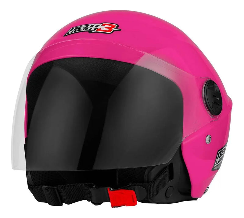CAPACETE NEW LIBERTY THREE 60/60 (ROSA)