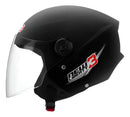 CAPACETE NEW LIBERTY THREE 60/60 (PRETO FOSCO)