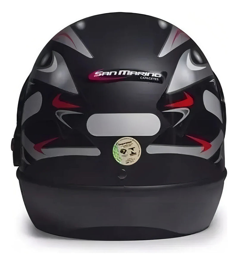 CAPACETE SAN MARINO TITANIUM 58/58 (PRETO FOSCO)