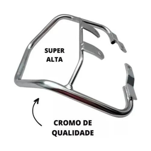 ALÇA TITAN 150/FAN 125|150 09-13 MODELO BICUDO CROMADO